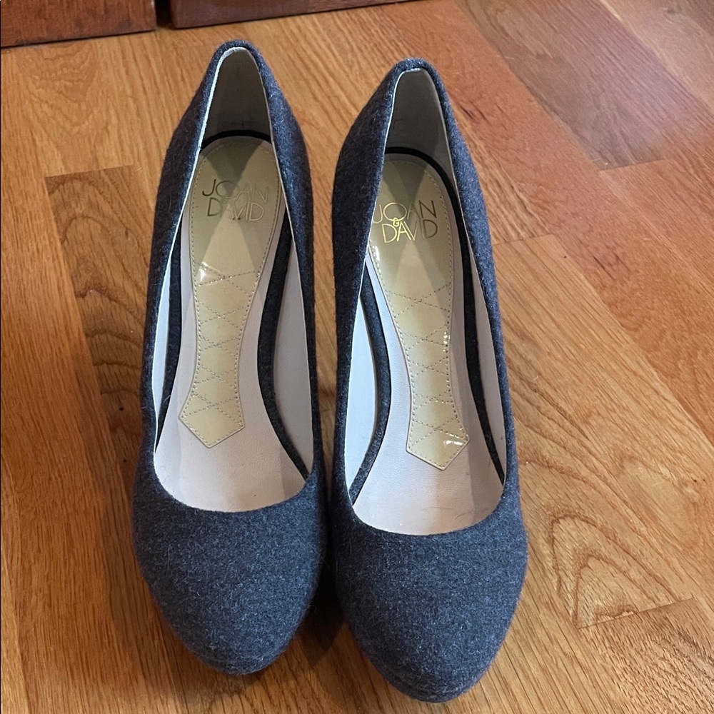 Joan & David Charcoal Heels